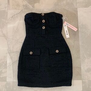 Aqua Tweed Dress - XS - new with tags